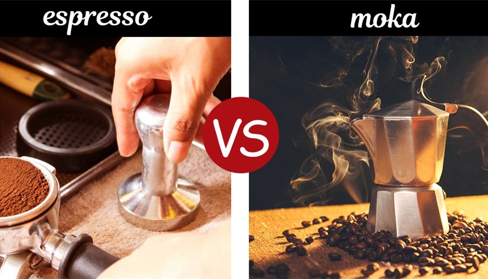 Caffeina: ce n'è di più in un caffè espresso o in un caffè di moka?
