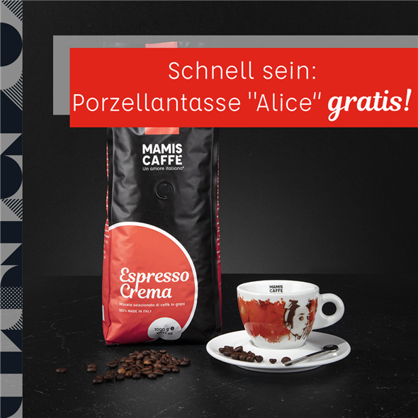 Espresso Crema Bohnen von Mamis Caffè 1 kg